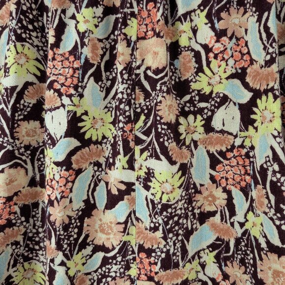 Ava & Viv Long Sleeve Floral Peasant Blouse 2X - Picture 6 of 7